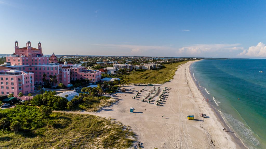 Don CeSar Beach Aerial